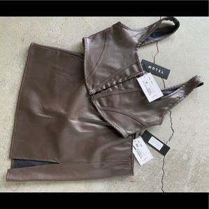 Motel Rocks set (includes top, skirt, and jacket)